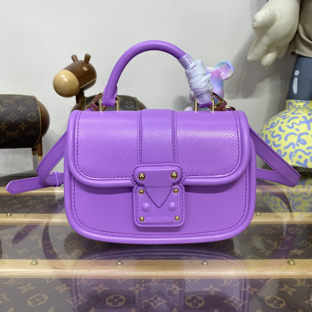 LV M22721 Louis Vuitton Hide and Seek Bag Lilas Provence Lilac - Default Title - View 1