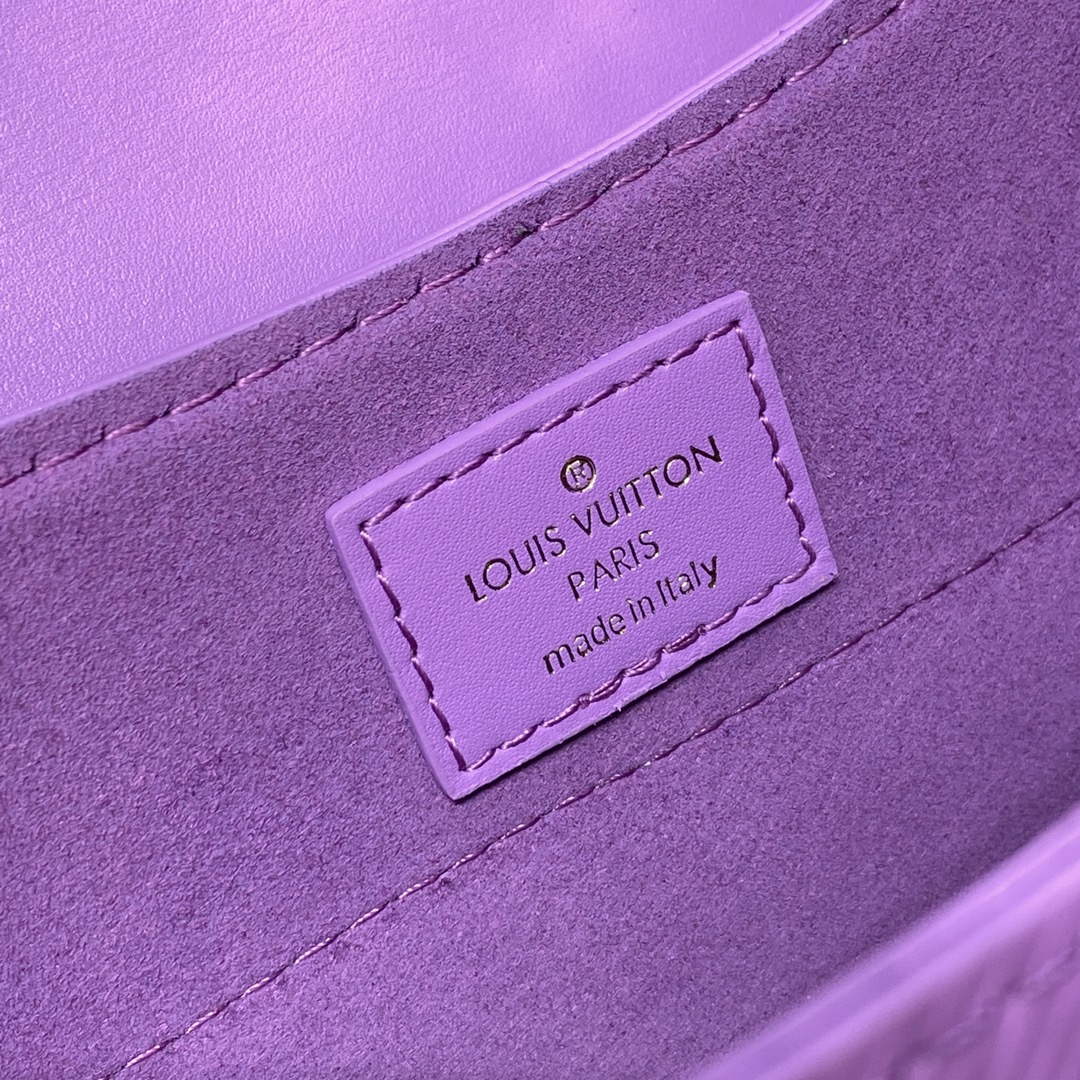 LV M22721 Louis Vuitton Hide and Seek Bag Lilas Provence Lilac - Default Title - View 8