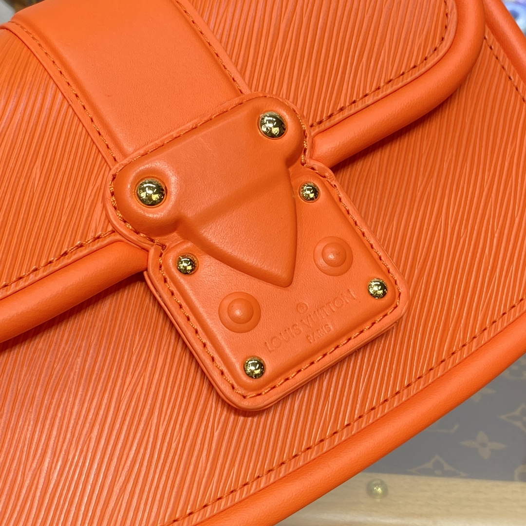 LV M22723 Louis Vuitton Hide and Seek Bag Orange - Default Title - View 5