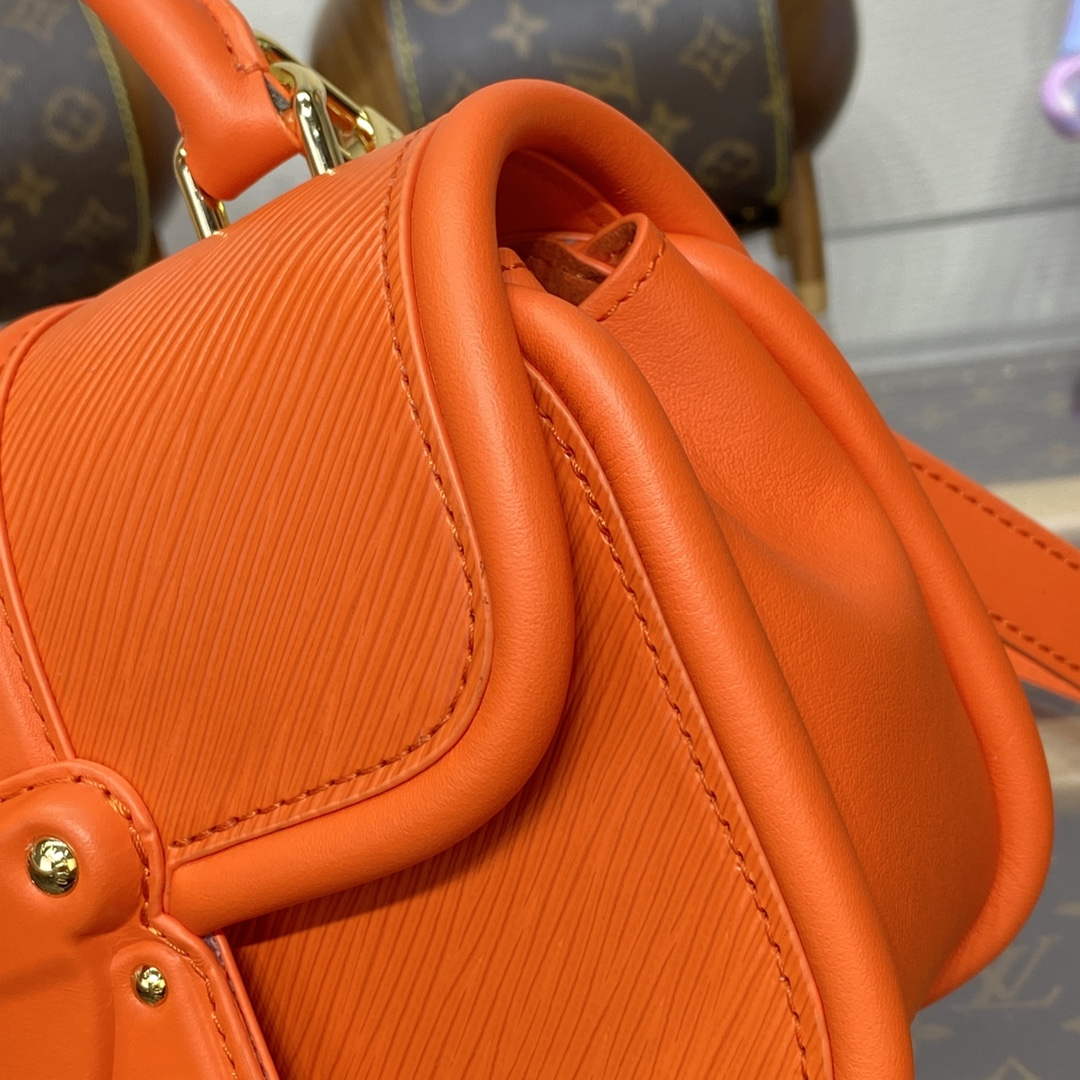LV M22723 Louis Vuitton Hide and Seek Bag Orange - Default Title - View 6