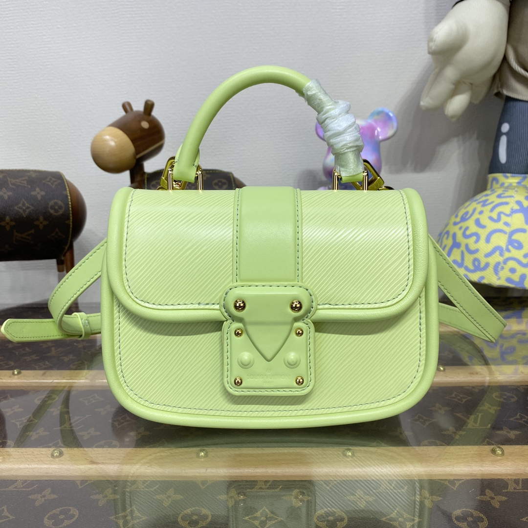 LV M22725 Louis Vuitton Hide and Seek Bag Vert Noto Green - Default Title - View 1