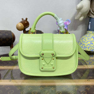 LV M22725 Louis Vuitton Hide and Seek Bag Vert Noto Green - Default Title - View 1