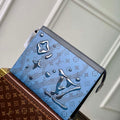 LV M22763 Louis Vuitton Pochette Voyage MM Bag Abyss Blue - Default Title - View 1