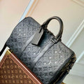 LV M22765 Louis Vuitton Keepall Bandouliere 35 Bag Black - Default Title - View 1