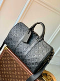 LV M22765 Louis Vuitton Keepall Bandouliere 35 Bag Black