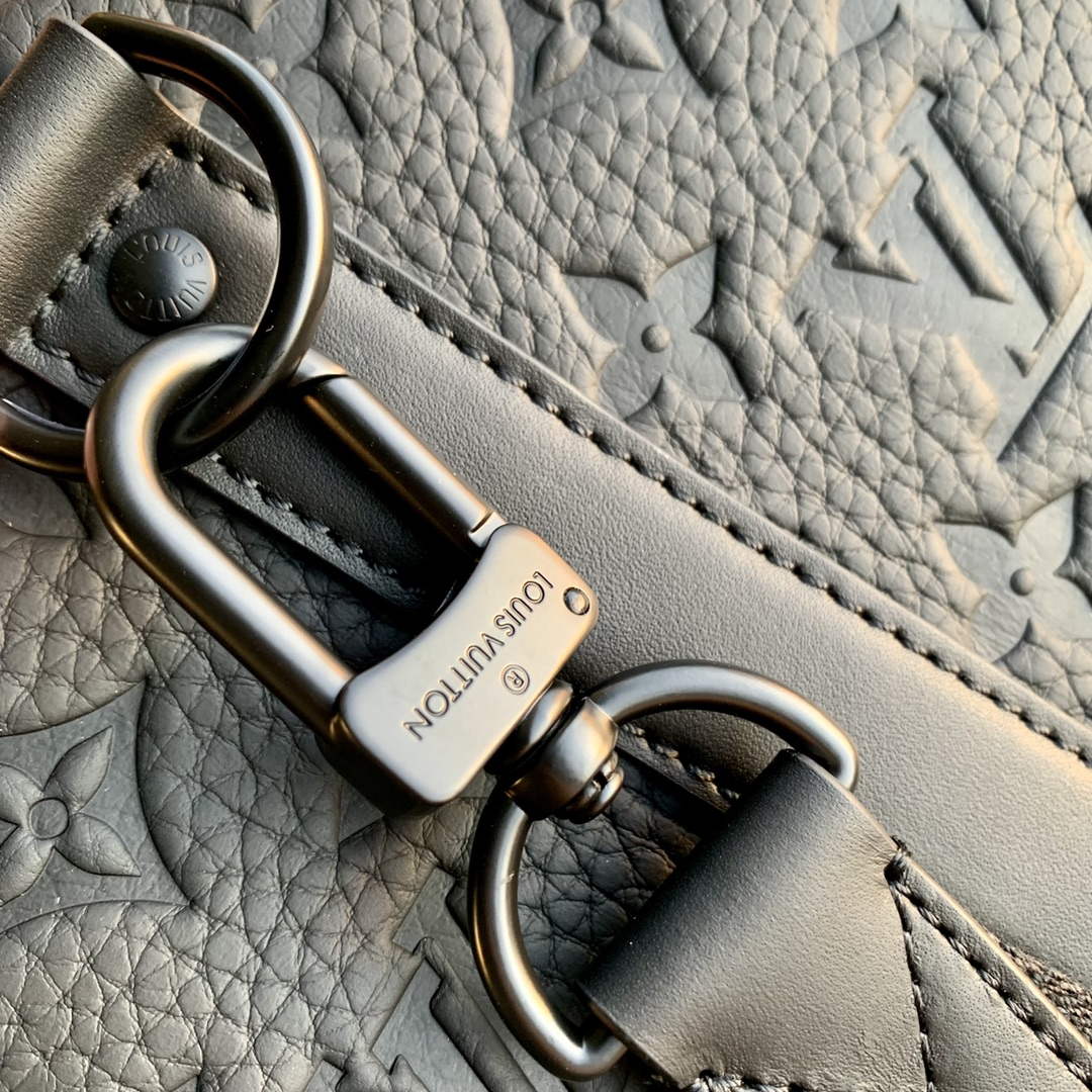LV M22765 Louis Vuitton Keepall Bandouliere 35 Bag Black