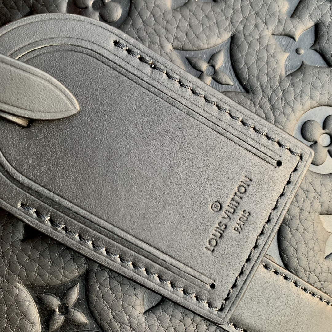 LV M22765 Louis Vuitton Keepall Bandouliere 35 Bag Black