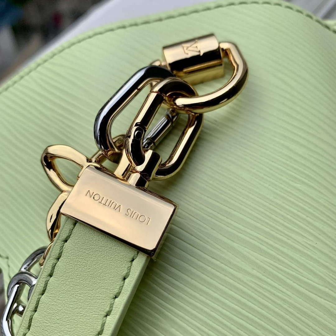 LV M22768 Louis Vuitton Twist PM Handbag Vert Noto Green - Default Title - View 7