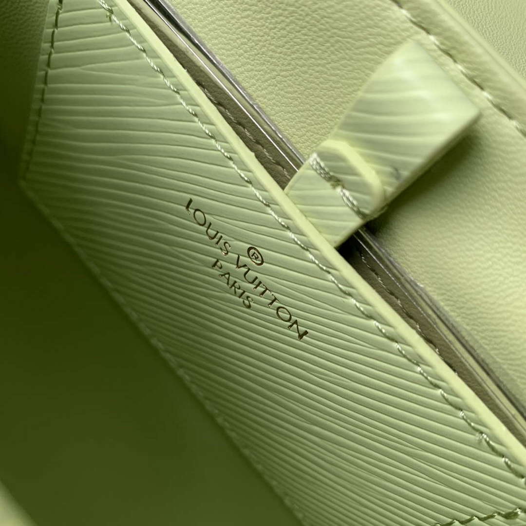 LV M22768 Louis Vuitton Twist PM Handbag Vert Noto Green - Default Title - View 8