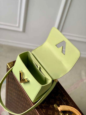 LV M22768 Louis Vuitton Twist PM Handbag Vert Noto Green - Default Title - View 9