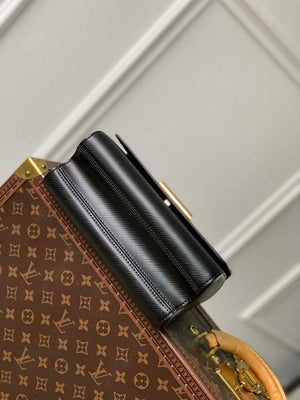 LV M22773 Louis Vuitton Twist MM Handbag Black - Default Title - View 4