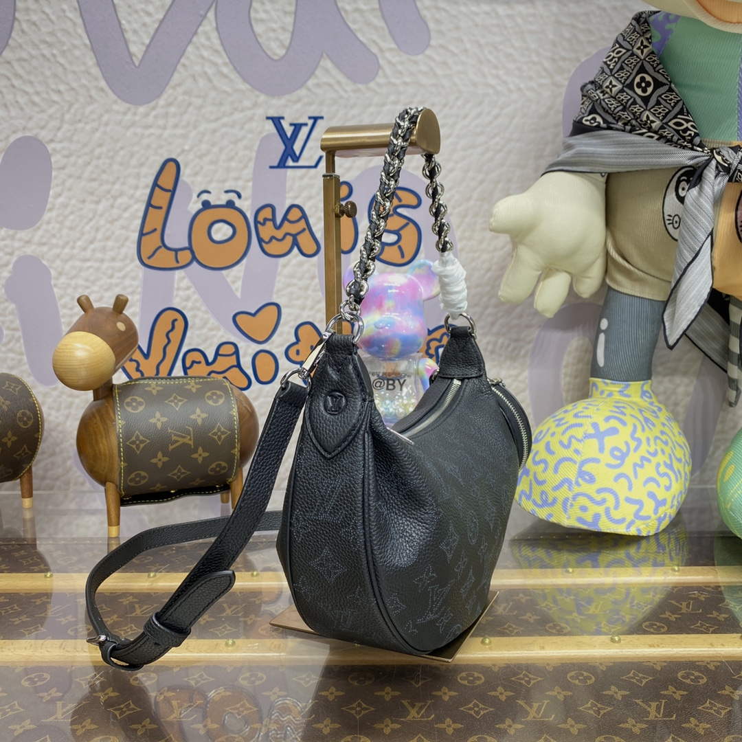 LV M22819 Louis Vuitton Baia PM Bag Black - Default Title - View 3