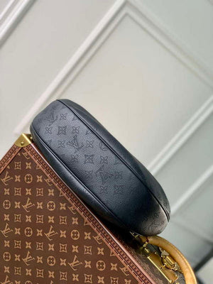 LV M22822 Louis Vuitton Baia MM Bag Mahina Black - Default Title - View 3