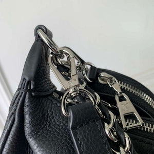 LV M22822 Louis Vuitton Baia MM Bag Mahina Black - Default Title - View 9