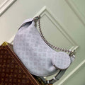 LV M22822 Louis Vuitton Baia MM Bag Mahina Light Lilac - Default Title - View 1