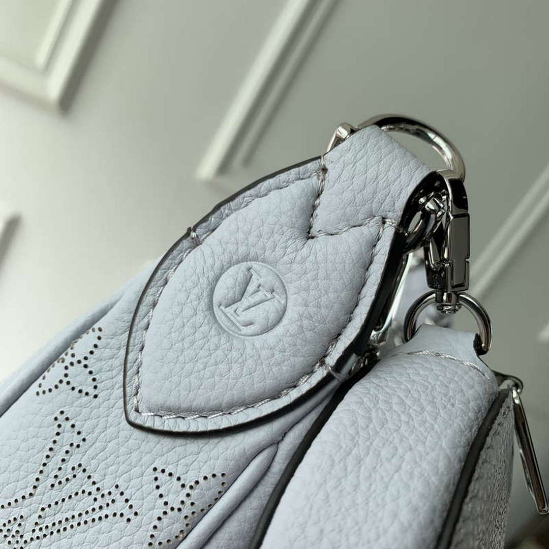 LV M22822 Louis Vuitton Baia MM Bag Mahina Light Lilac - Default Title - View 6
