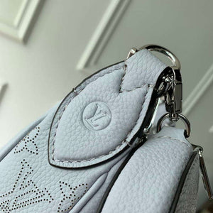LV M22822 Louis Vuitton Baia MM Bag Mahina Light Lilac - Default Title - View 6
