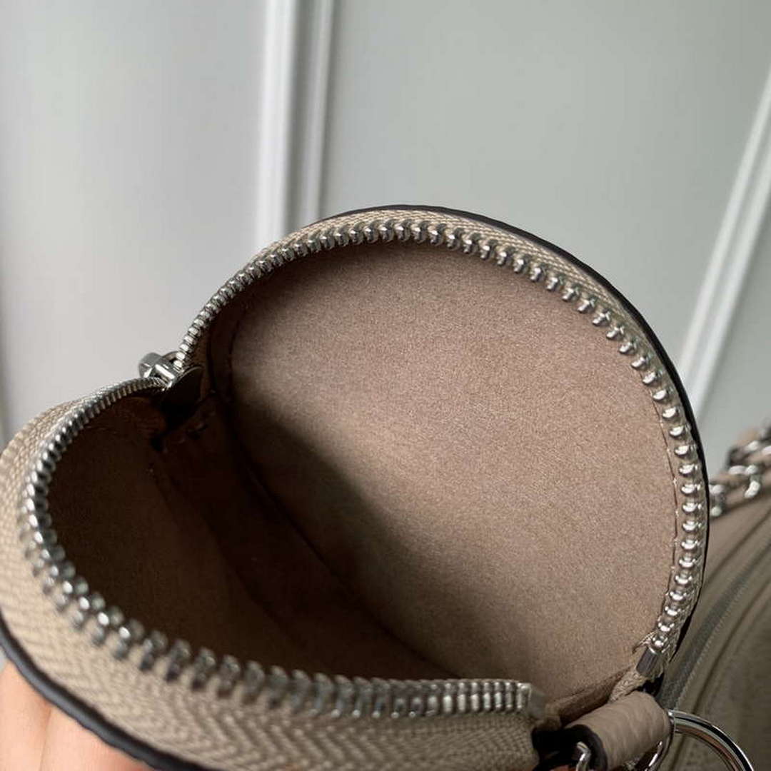 LV M22823 Louis Vuitton Baia MM Bag Mahina Galet Grey - Default Title - View 10