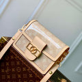 LV M22826 Louis Vuitton Mini Dauphine Handbag Beige - Default Title - View 1