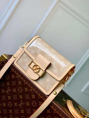 LV M22826 Louis Vuitton Mini Dauphine Handbag Beige - Default Title - View 1