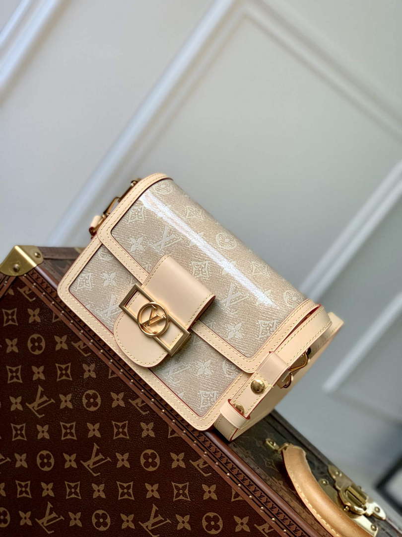 LV M22826 Louis Vuitton Mini Dauphine Handbag Beige - Default Title - View 2