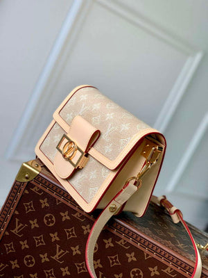 LV M22826 Louis Vuitton Mini Dauphine Handbag Beige - Default Title - View 4