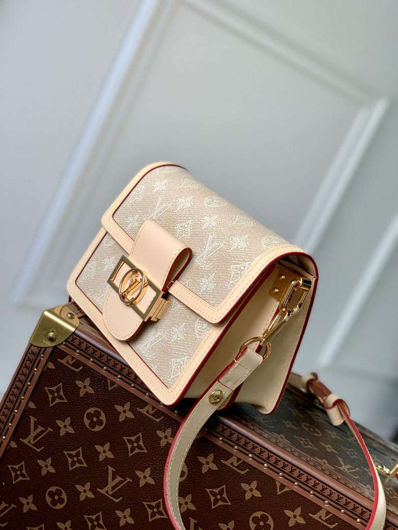 LV M22826 Louis Vuitton Mini Dauphine Handbag Beige - Default Title - View 4