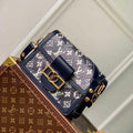 LV M22826 Louis Vuitton Mini Dauphine Handbag Blue - Default Title - View 1