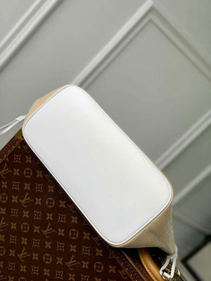 LV M22839 Louis Vuitton Neverfull MM Tote Bag White - Default Title - View 3
