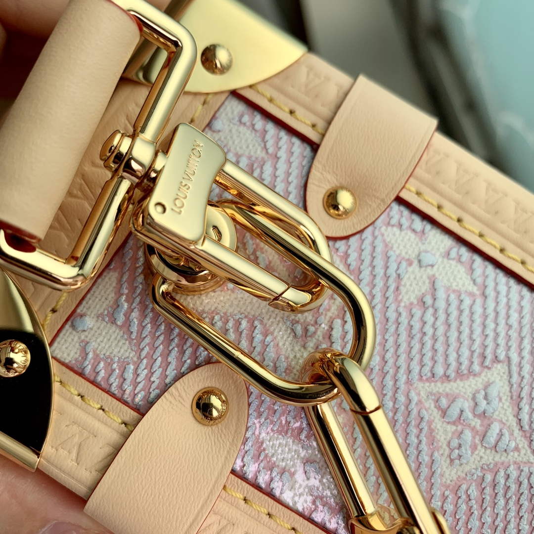 LV M22842 Louis Vuitton Side Trunk Handbag Pink - Default Title - View 6