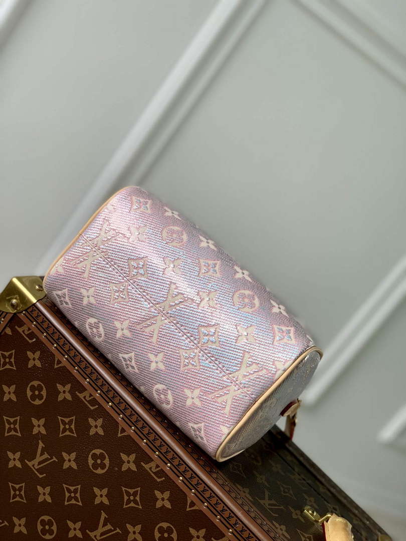 LV M22849 Louis Vuitton Speedy Bandouliere 20 Handbag Pink