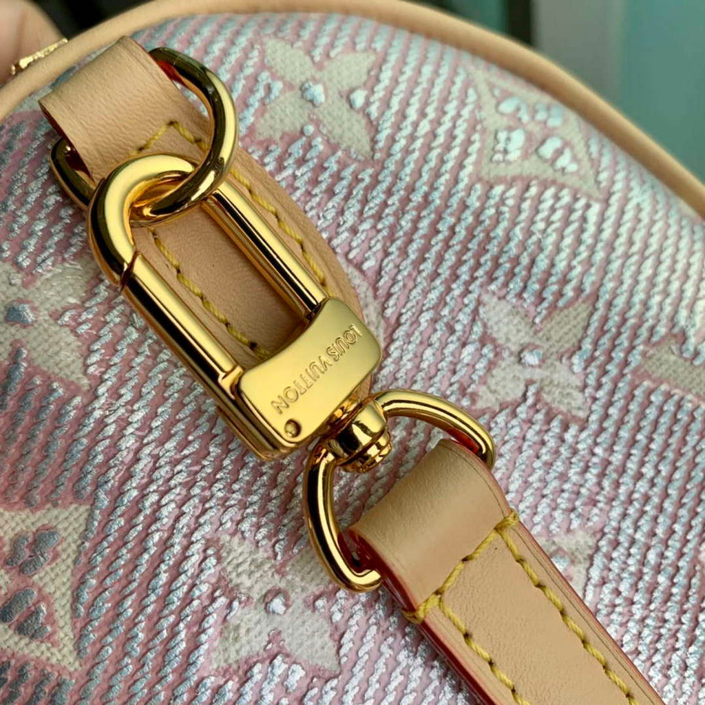 LV M22849 Louis Vuitton Speedy Bandouliere 20 Handbag Pink