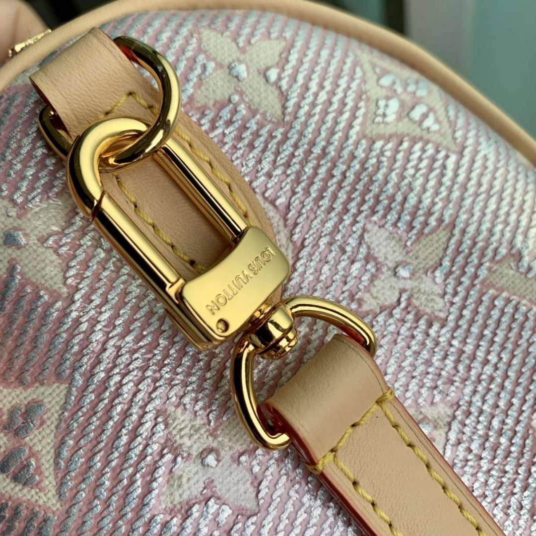 LV M22849 Louis Vuitton Speedy Bandouliere 20 Handbag Pink - Default Title - View 5