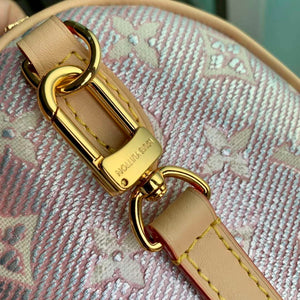 LV M22849 Louis Vuitton Speedy Bandouliere 20 Handbag Pink - Default Title - View 5