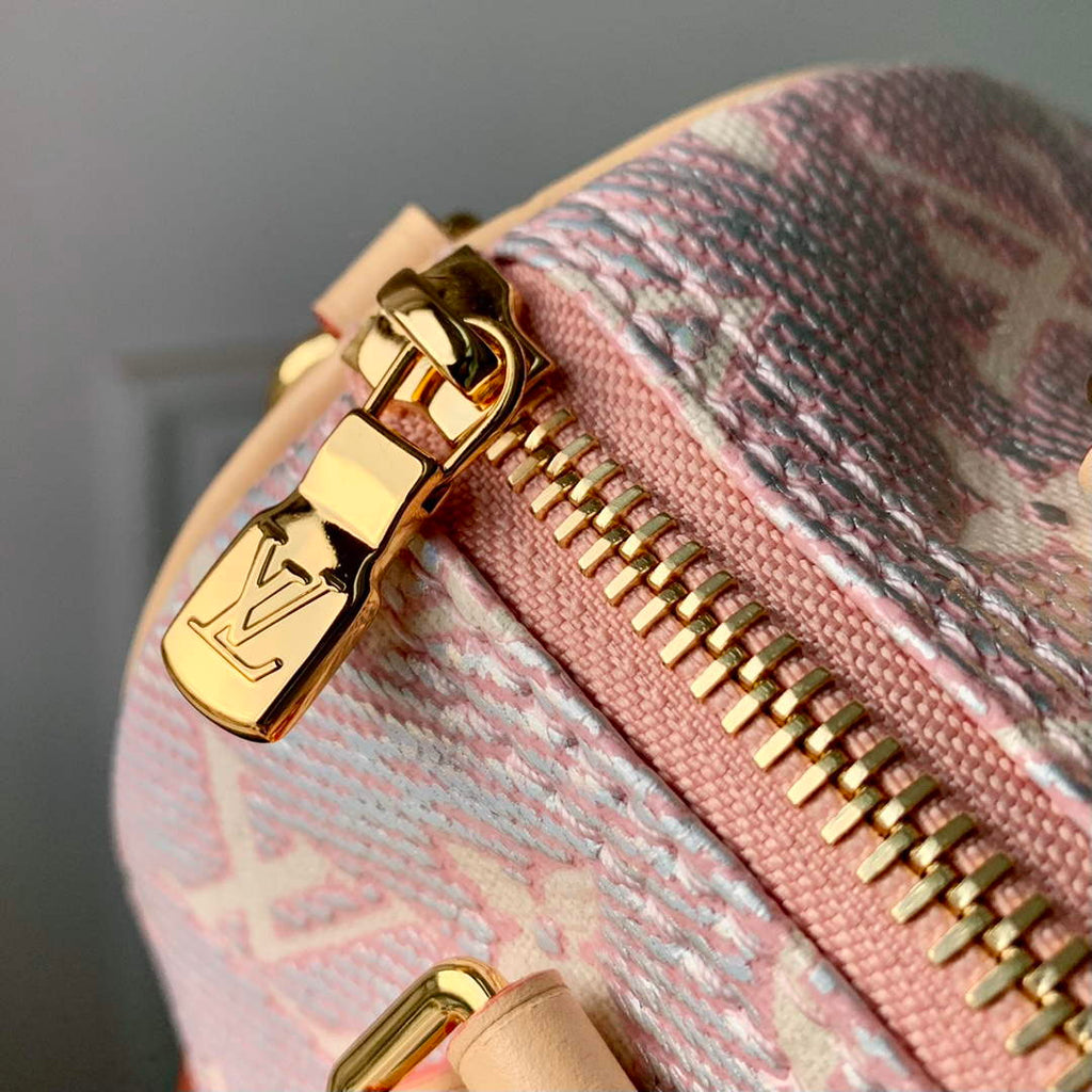 LV M22849 Louis Vuitton Speedy Bandouliere 20 Handbag Pink