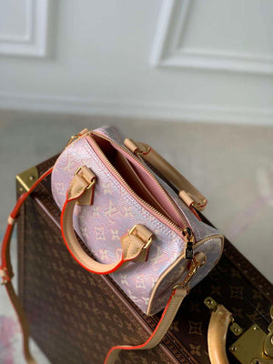 LV M22849 Louis Vuitton Speedy Bandouliere 20 Handbag Pink - Default Title - View 8