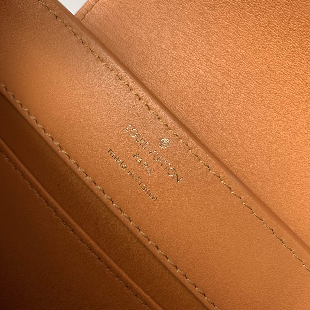 LV M22863 Louis Vuitton Capucines Mini Handbag Saffron Yellow - Default Title - View 8