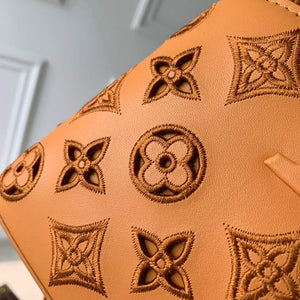 LV M22863 Louis Vuitton Capucines Mini Handbag Saffron Yellow - Default Title - View 9