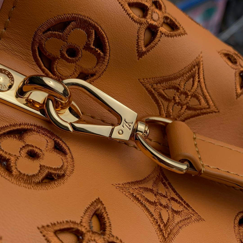 LV M22863 Louis Vuitton Capucines MM Handbag Saffron Yellow