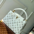 LV M22863 Louis Vuitton Capucines MM Handbag White - Default Title - View 1