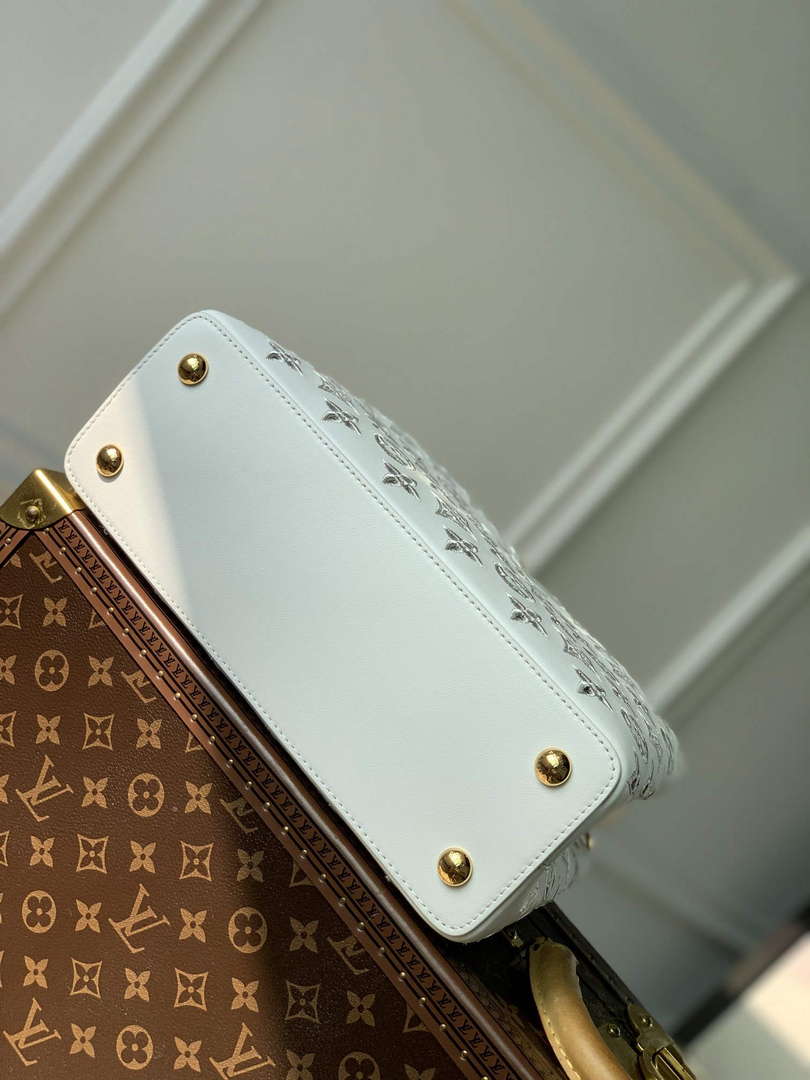 LV M22863 Louis Vuitton Capucines MM Handbag White - Default Title - View 4