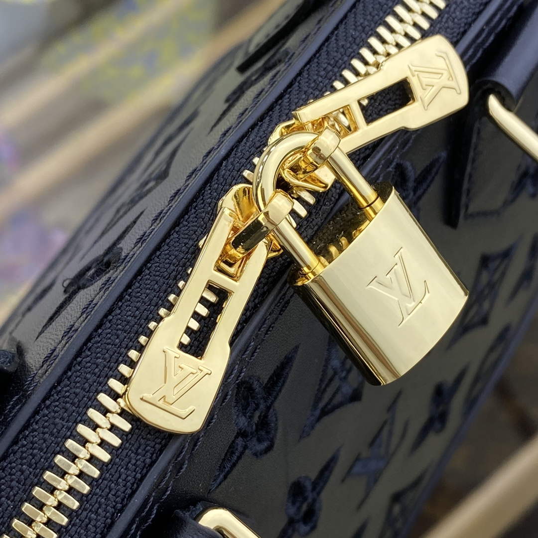 LV M22878 Louis Vuitton Alma BB Handbag Black - Default Title - View 6