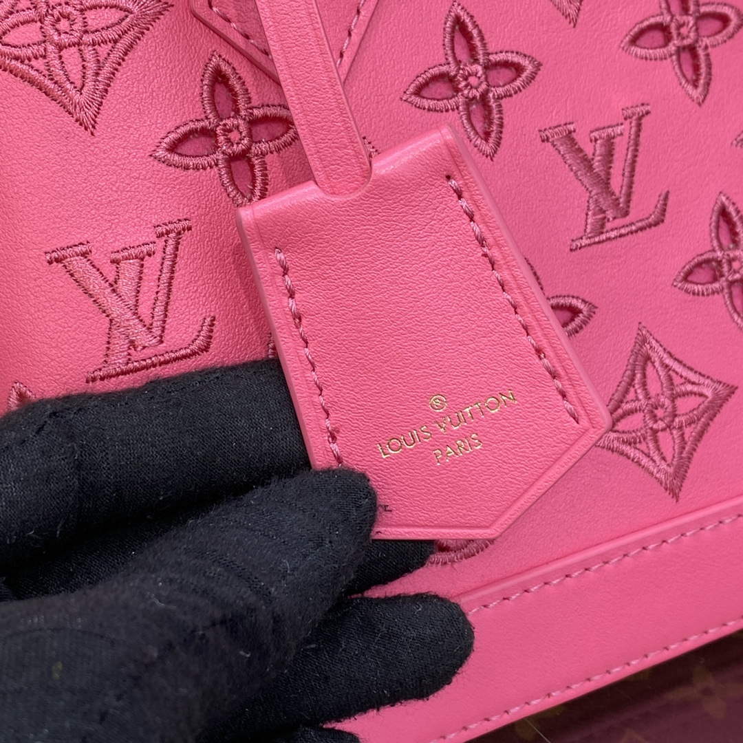 LV M22878 Louis Vuitton Alma BB Handbag Pink - Default Title - View 5
