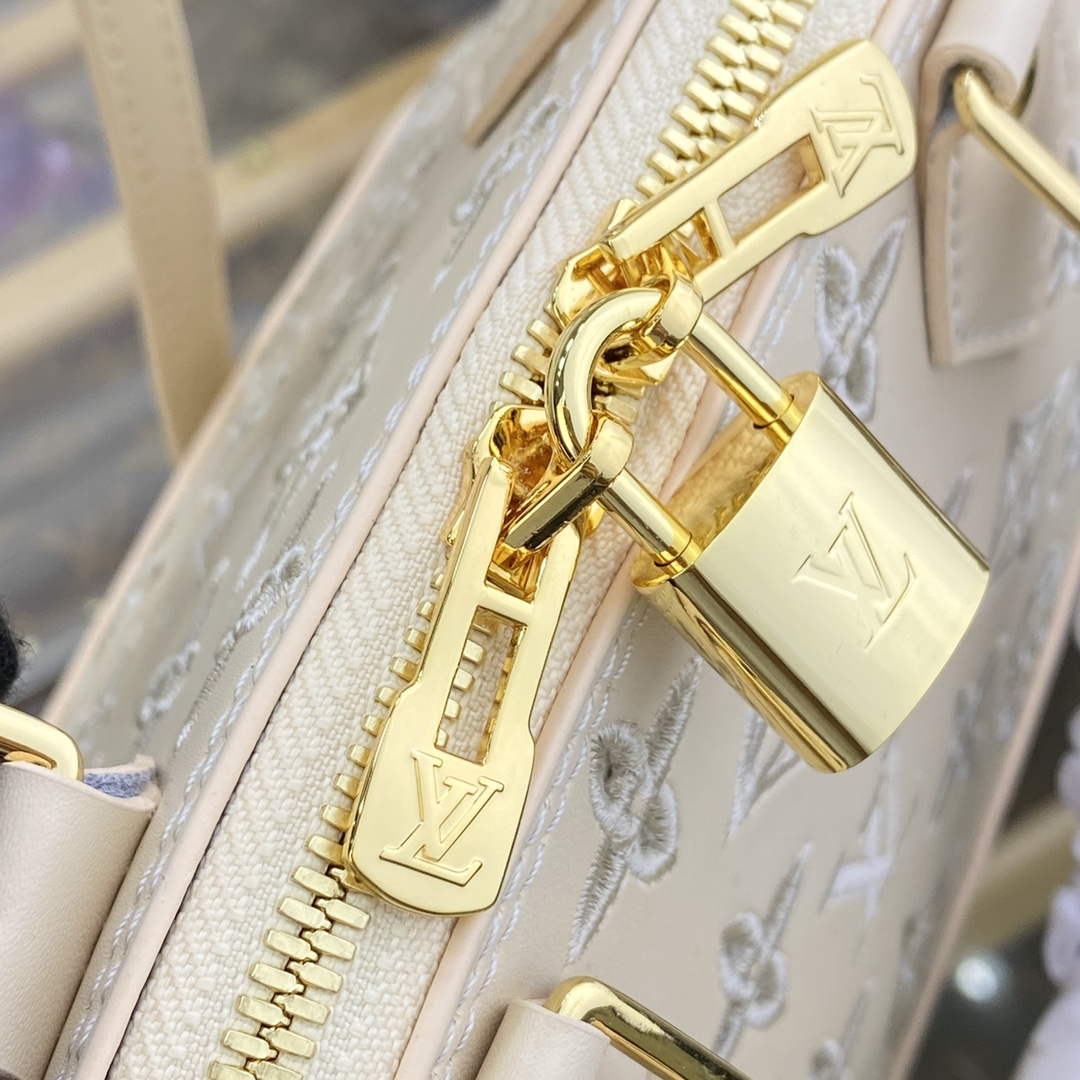 LV M22878 Louis Vuitton Alma BB Handbag White - Default Title - View 6