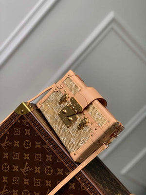 LV M22882 Louis Vuitton Petite Malle Handbag Beige - Default Title - View 2