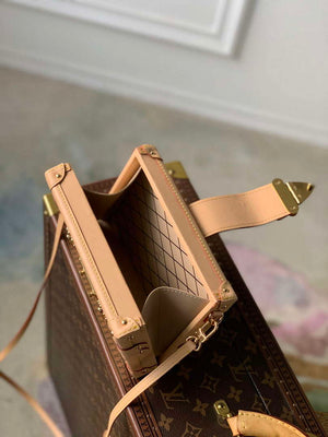 LV M22882 Louis Vuitton Petite Malle Handbag Beige - Default Title - View 7