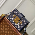 LV M22882 Louis Vuitton Petite Malle Handbag Blue - Default Title - View 1