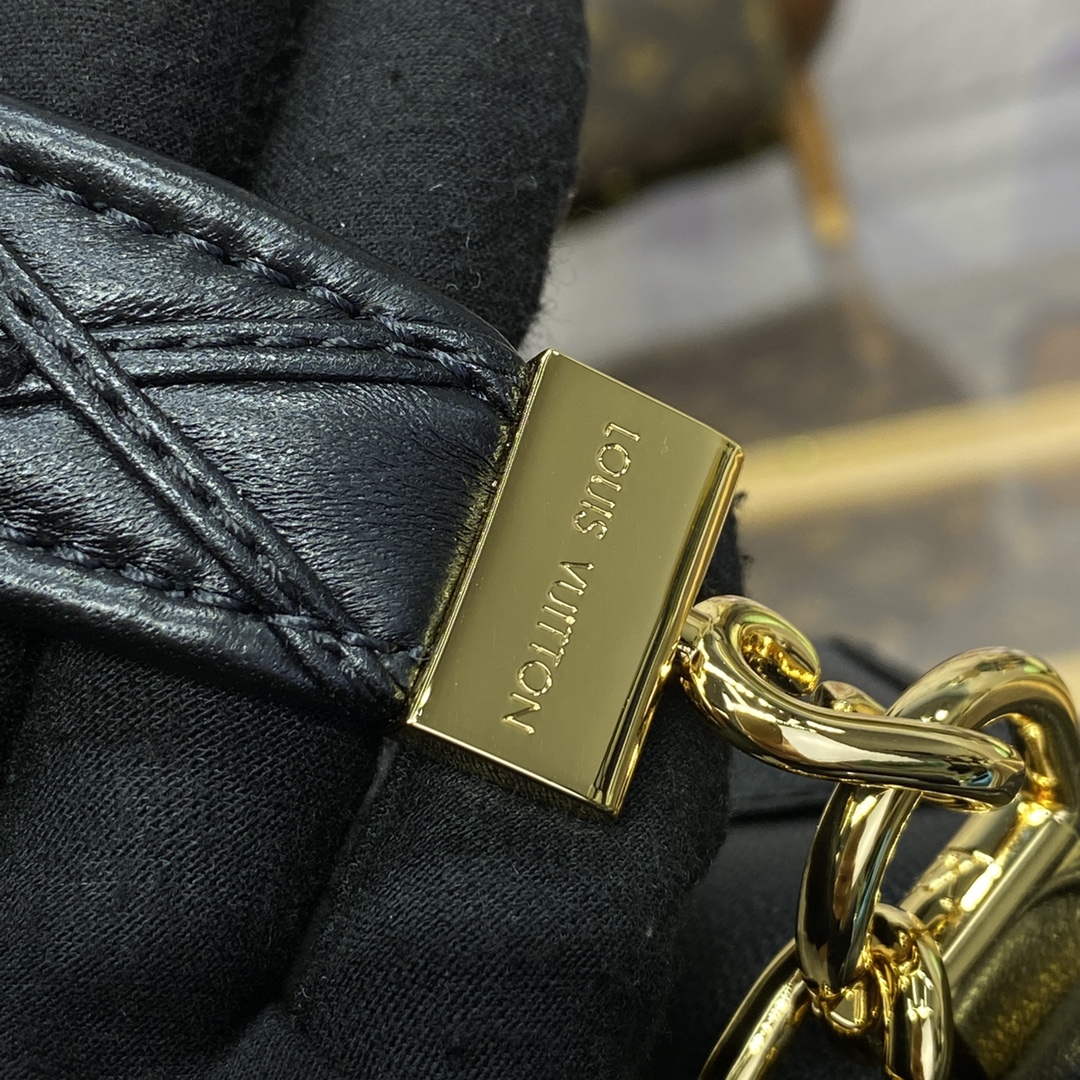 LV M22891 Louis Vuitton GO-14 MM Bag Black - Default Title - View 6