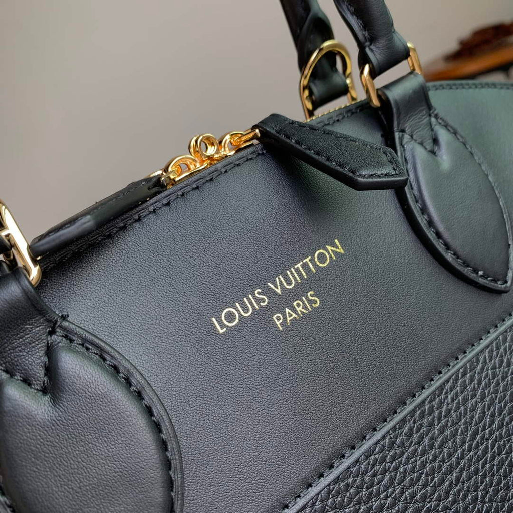 LV M22914 Louis Vuitton Lock It MM Bag Black