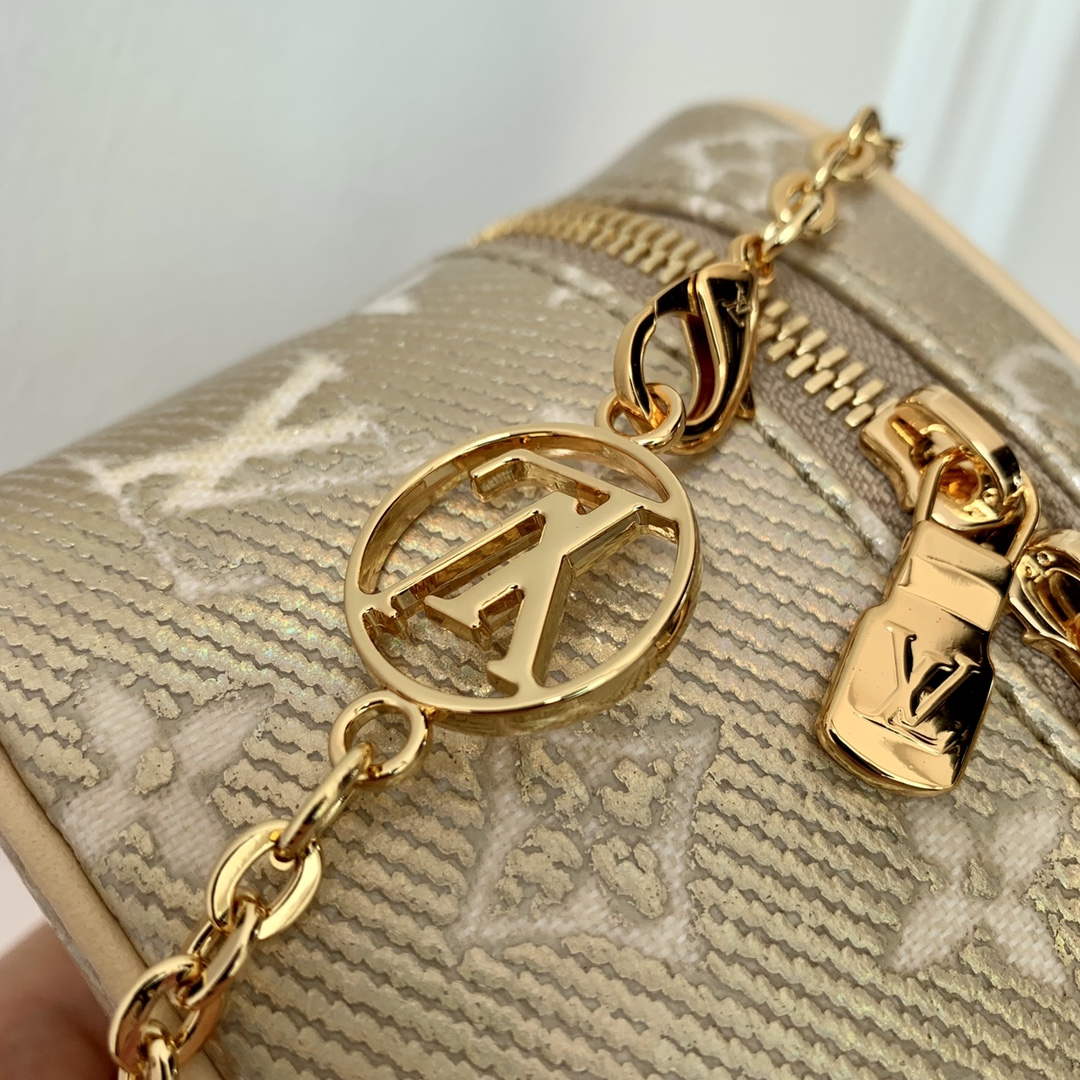 LV M22920 Louis Vuitton Micro Vanity Miniature Bag Beige - Default Title - View 7